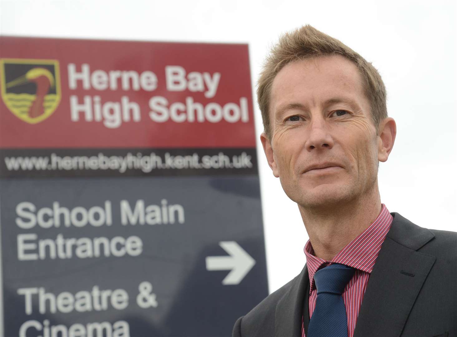 Herne Bay High Principal Jon Boyes has defended the gate being installed to prevent pupils using toilets during lesson time