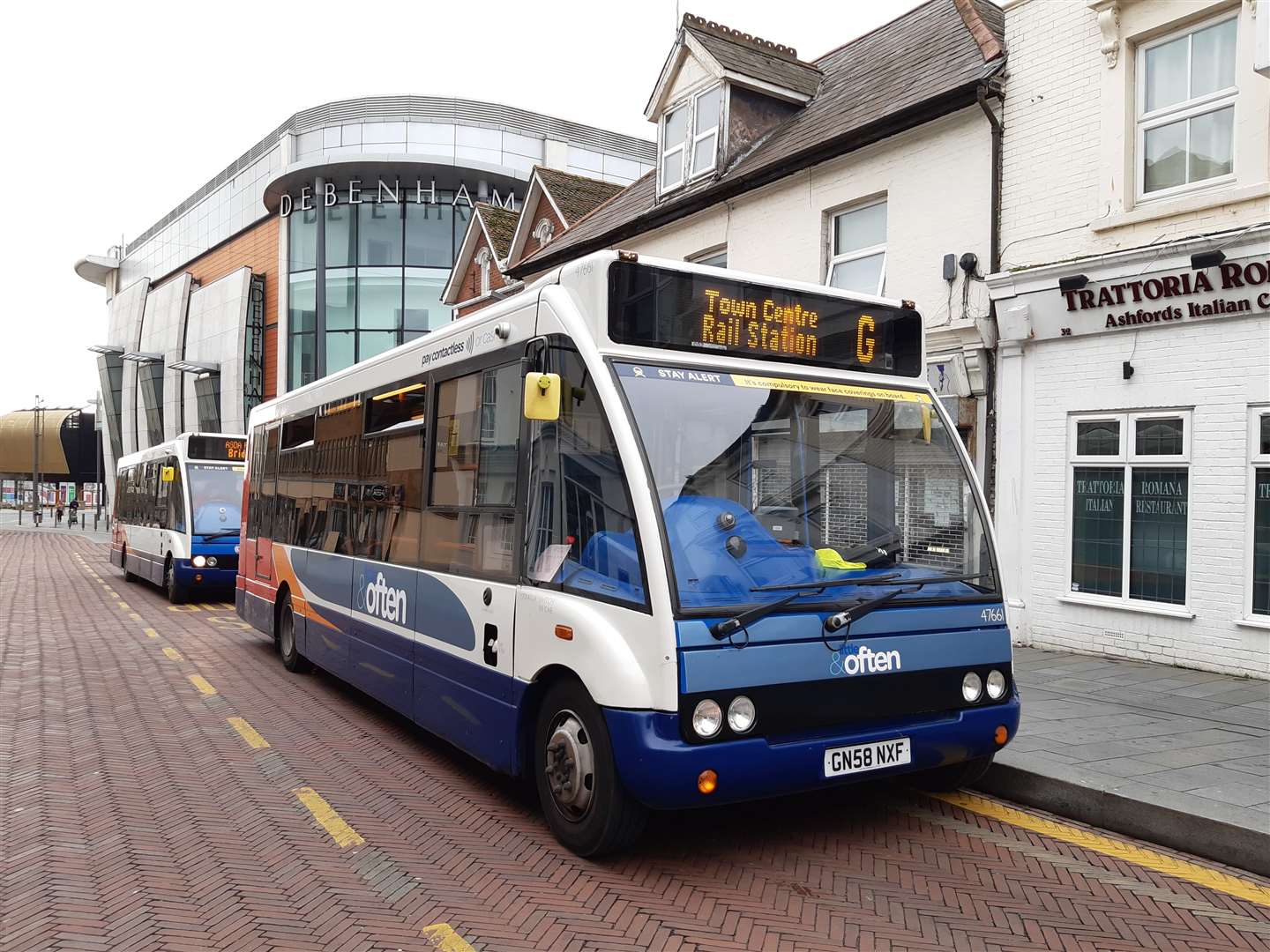 The Bank Street bus stops could be moved