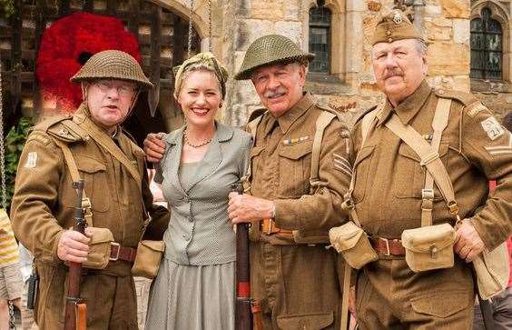 Hever's Home Front is a 1940s weekender taking place at the castle. Picture: Hever Castle and Gardens