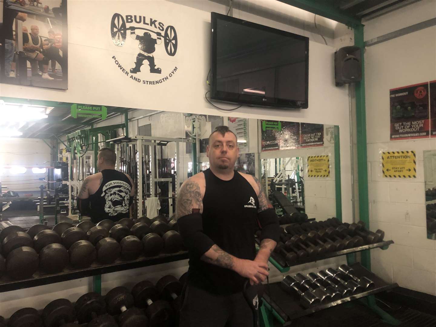 Mac McLaren at Bulk's Gym