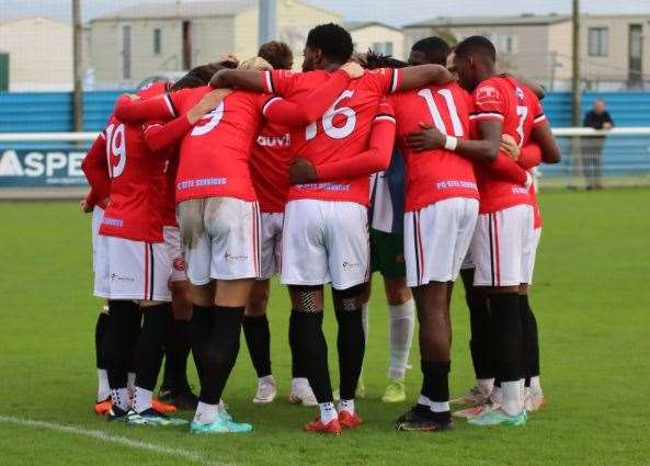 Chatham Town are back in action at the Bauvill Stadium on Tuesday night Picture: Max English (@max_ePhotos)