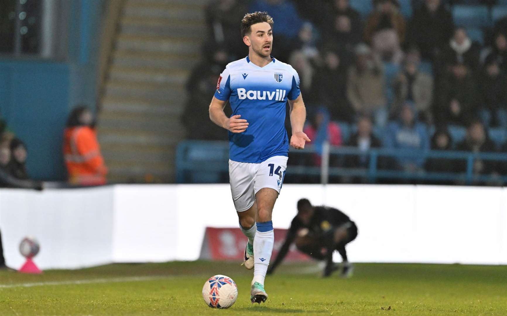 Robbie McKenzie was back for Gillingham on Saturday Picture : Keith Gillard