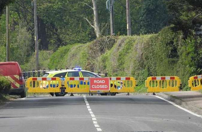 The collision took place on the A258 in the St Margaret’s At Cliffe area, between Dover and Deal. Picture: Carly Morris