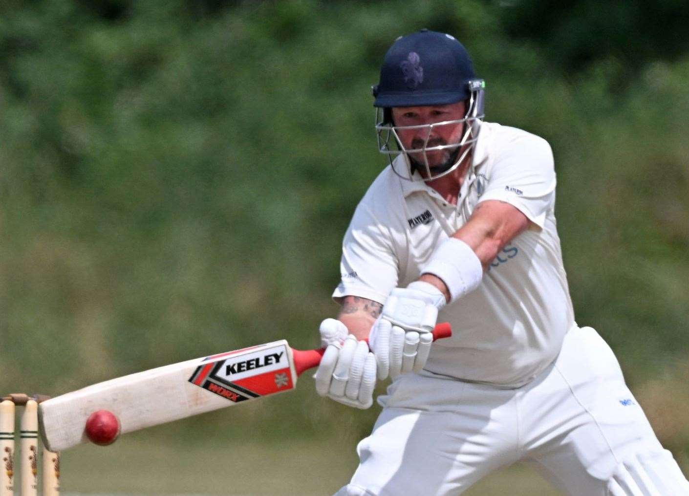 Darren Stevens - helped St Lawrence & Highland Court across the line at Lordswood alongside in-form Will Hilton. Picture: Keith Gillard