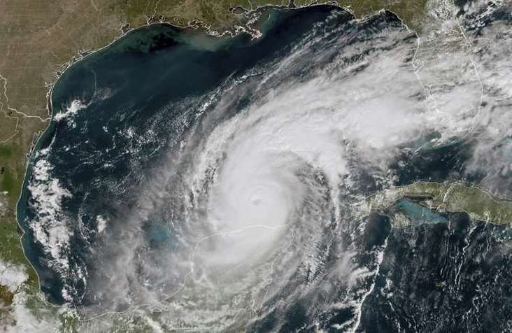 Hurricane Milton in the Gulf of Mexico overnight. Picture: National Oceanic and Atmospheric Administration/PA