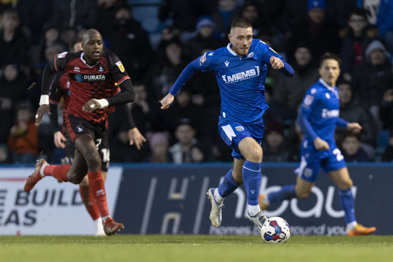 Dom Jefferies scored Gillingham's second on Saturday against Hartlepool