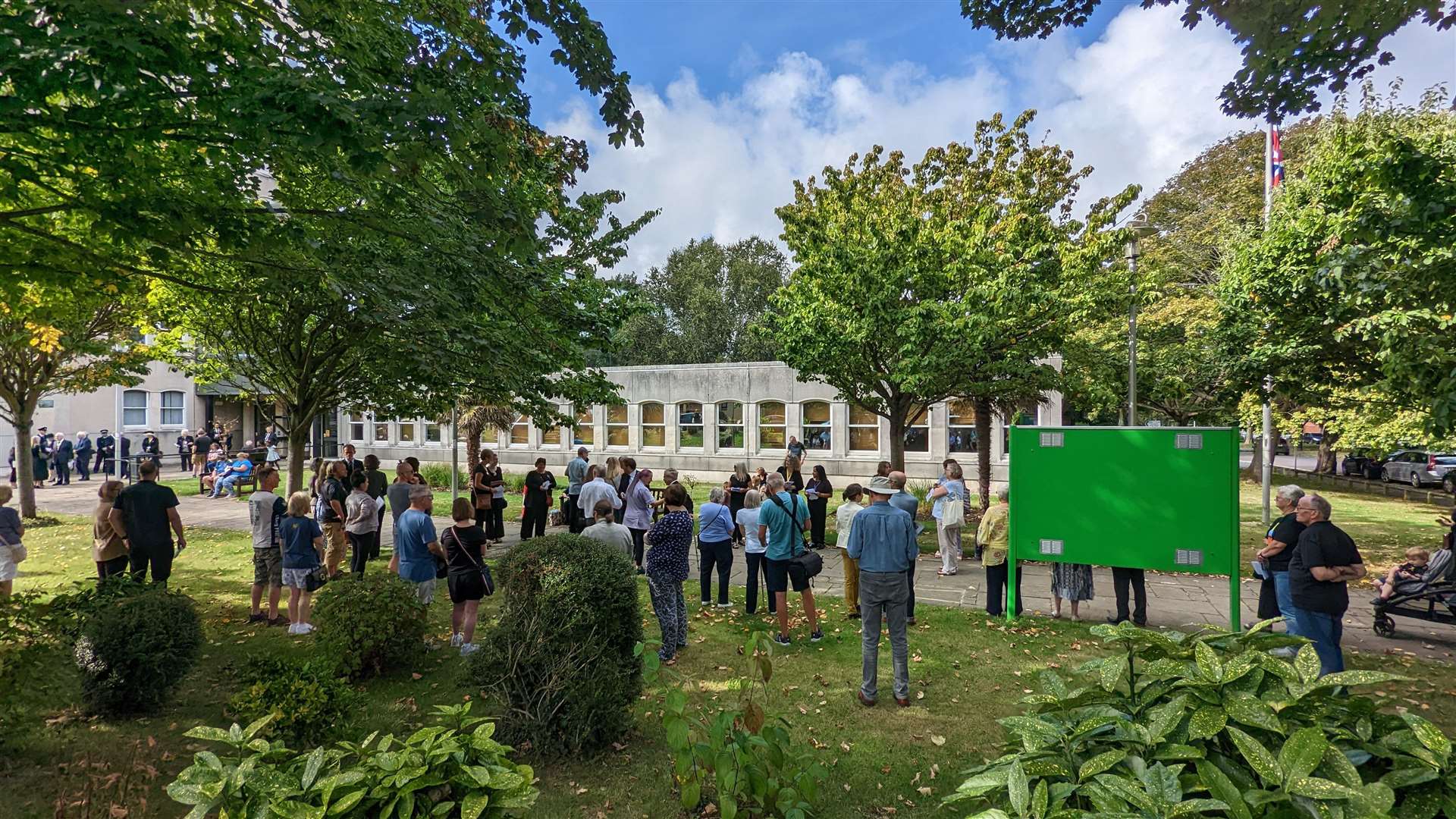 The proclamation of King Charles III at the Civic Centre in Folkestone