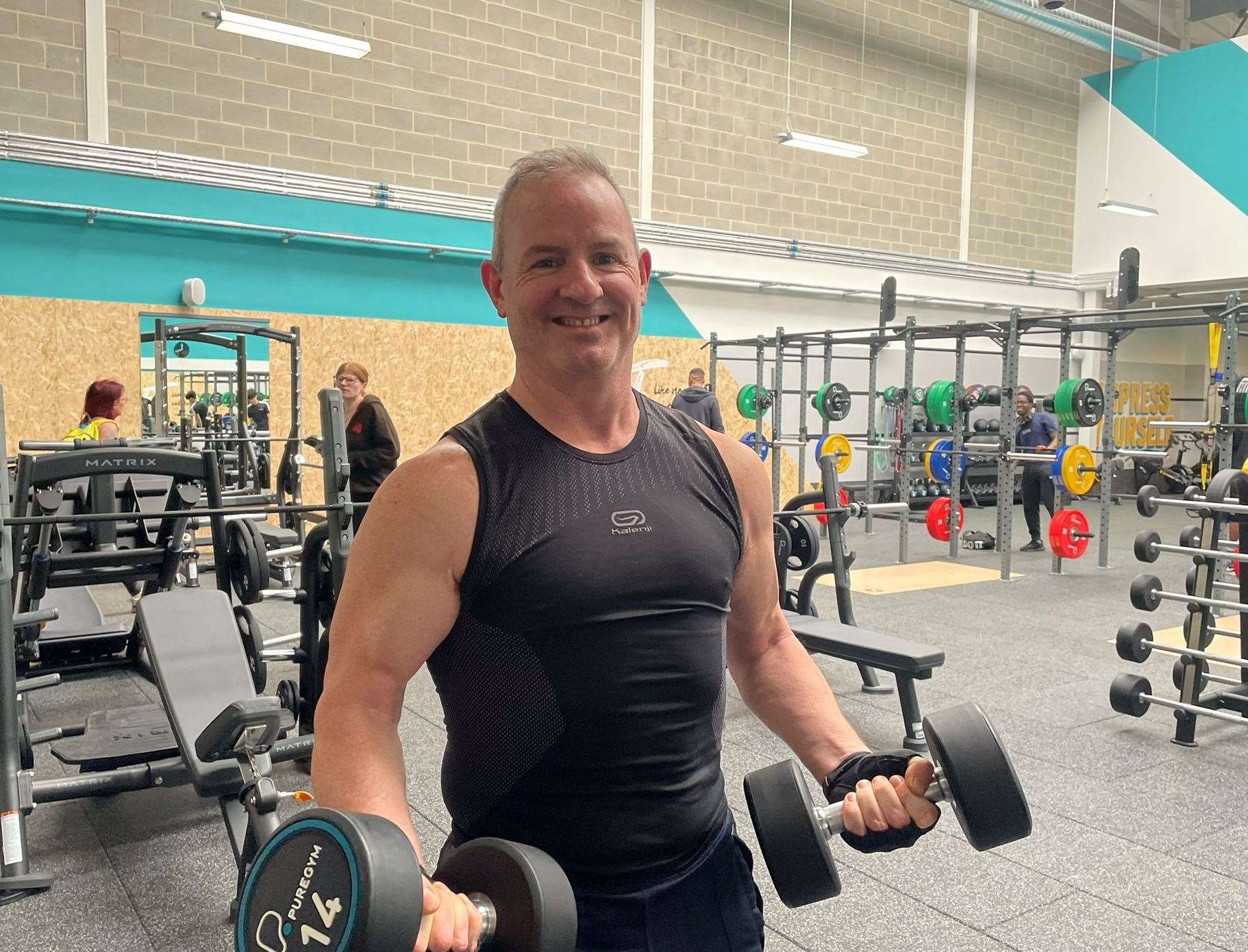 Darren Sweeney in Sittingbourne PureGym