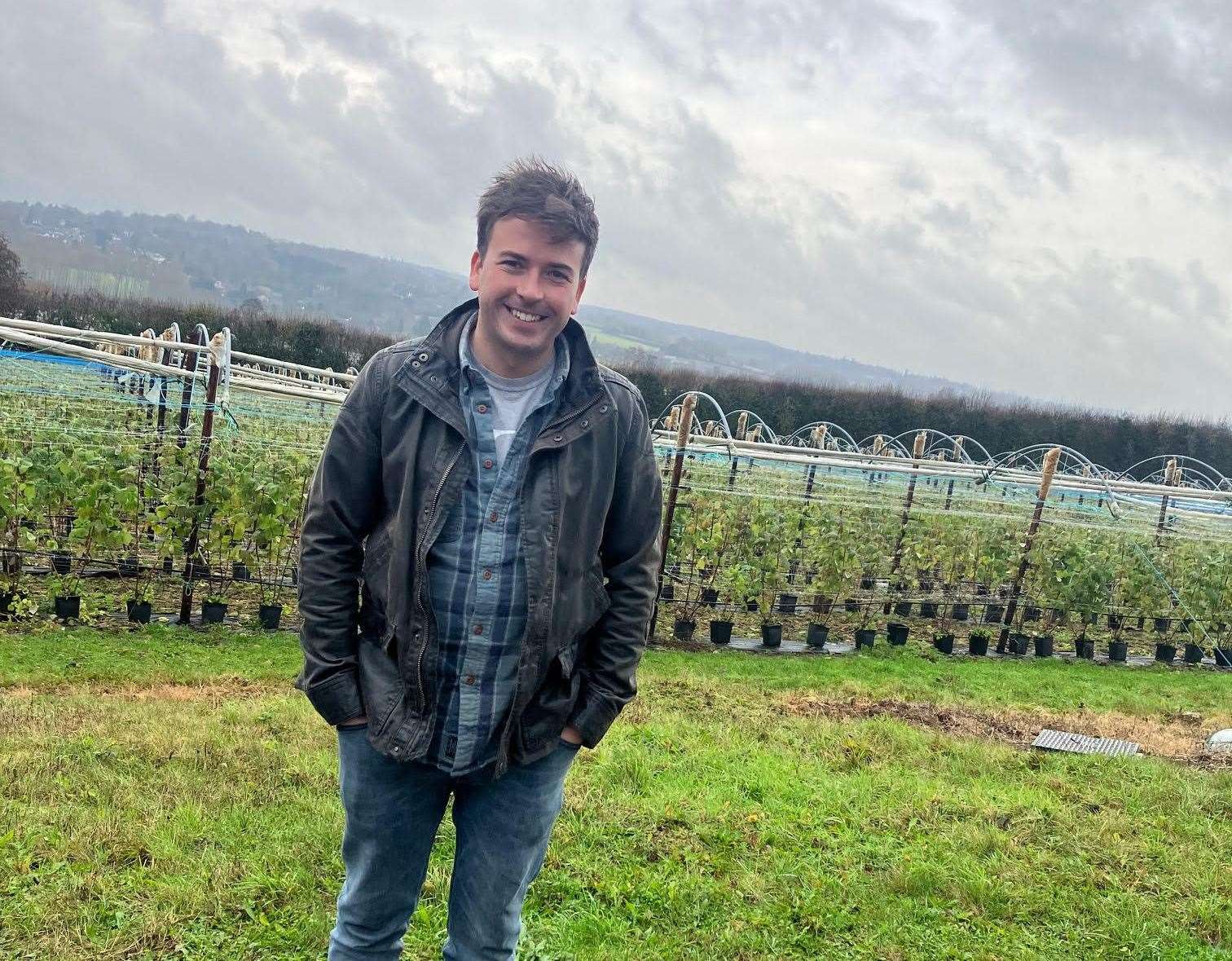 Cllr Tom Cannon at home on the farm