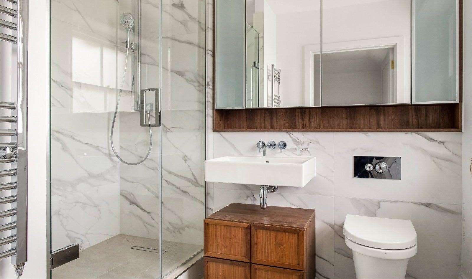 The apartment has its own en-suite bathroom. Picture: Maison