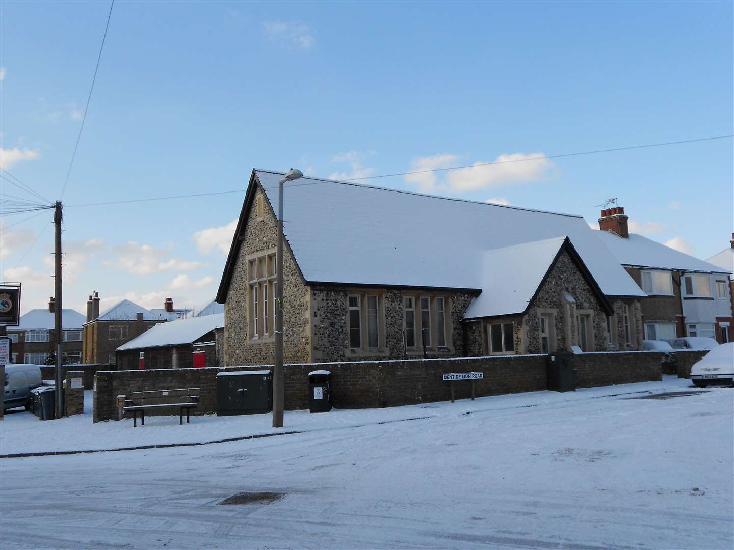 The hall was used by community groups before ins closure (9960375)