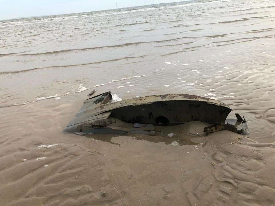 Lifeguard Jasper Boeije found the planes remains in October. Picture: Jasper Boeije