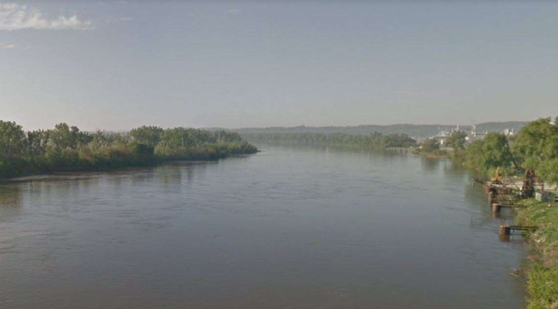 The party had to cross the Missouri River in Iowa Picture: Google Street View