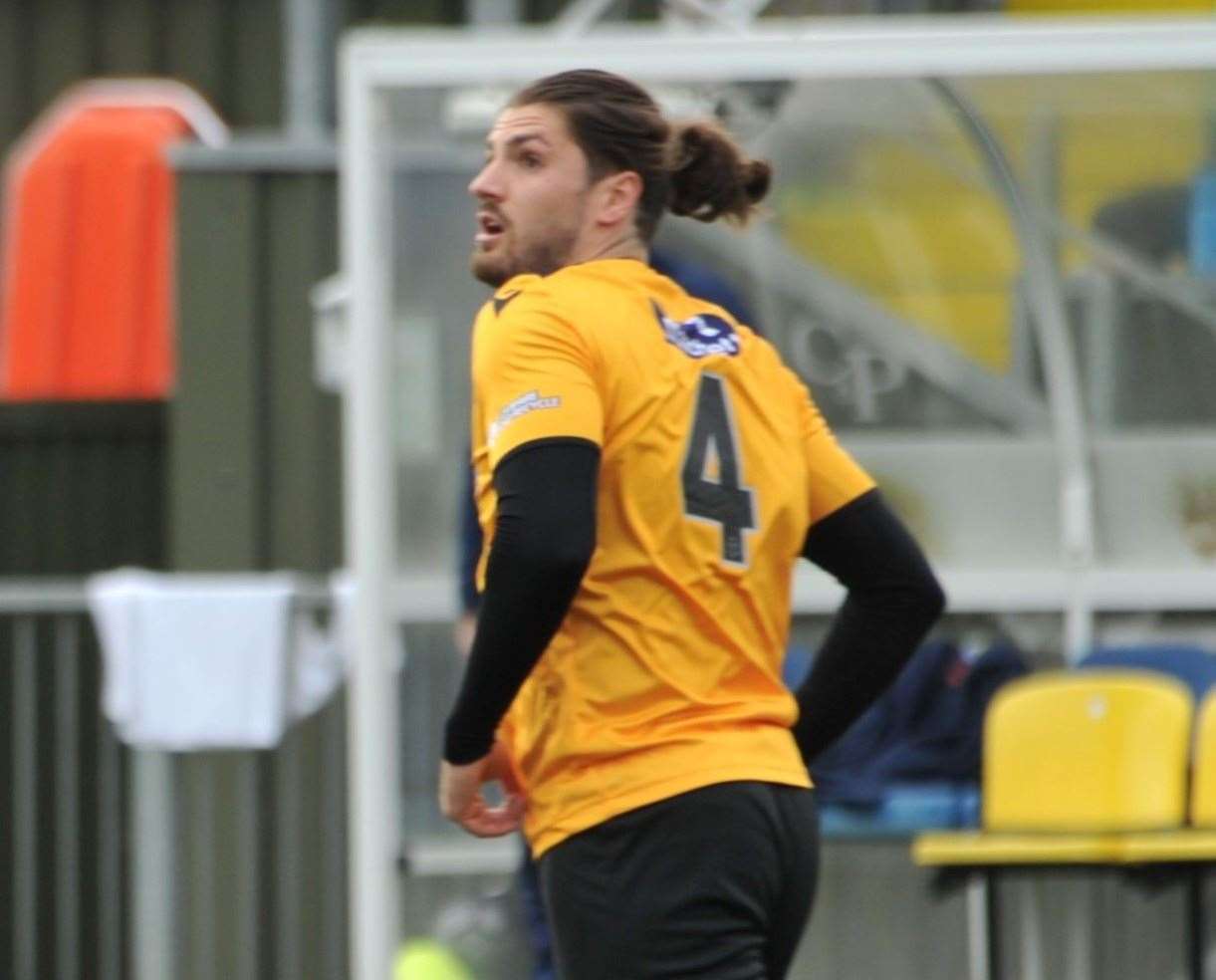 Maidstone United midfielder Kreshnic Krasniqi Picture: Steve Terrell