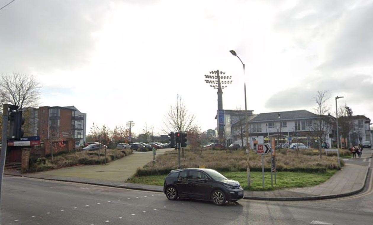 The reported incident happened near the Spitfire St Lawrence Cricket Ground in Old Dover Road, Canterbury. Picture: Google