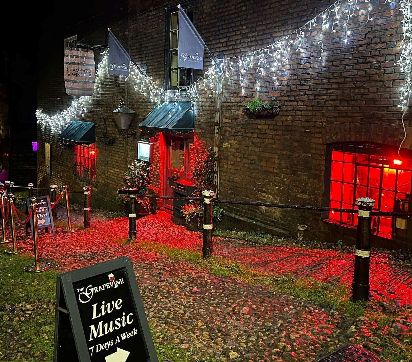 The business has already been a huge success in Rye. Picture: The Grapevine Champagne & Jazz Bar