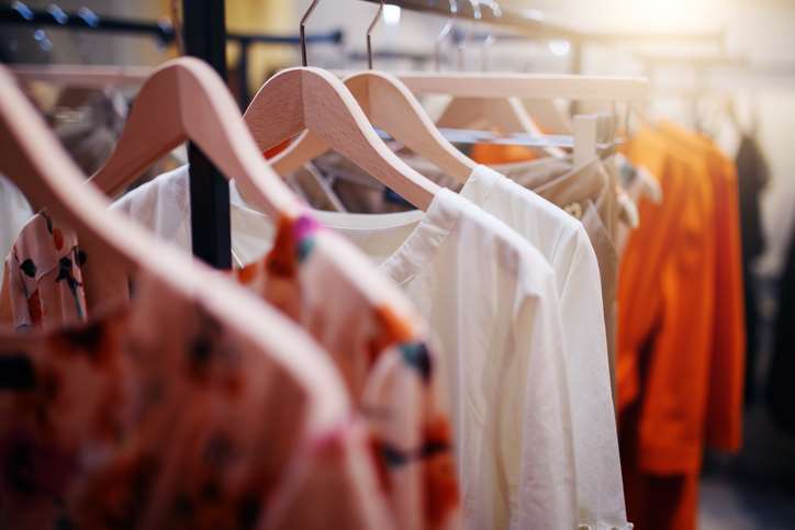 One man damaged clothing in a shop. Picture: GettyImages