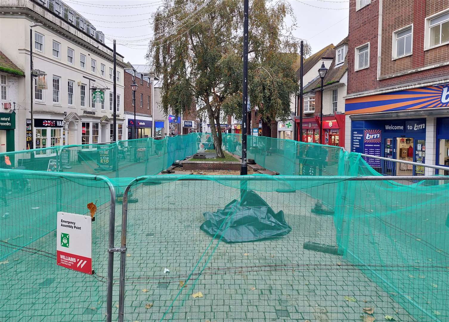 Work has started on the new play area for Ashford town