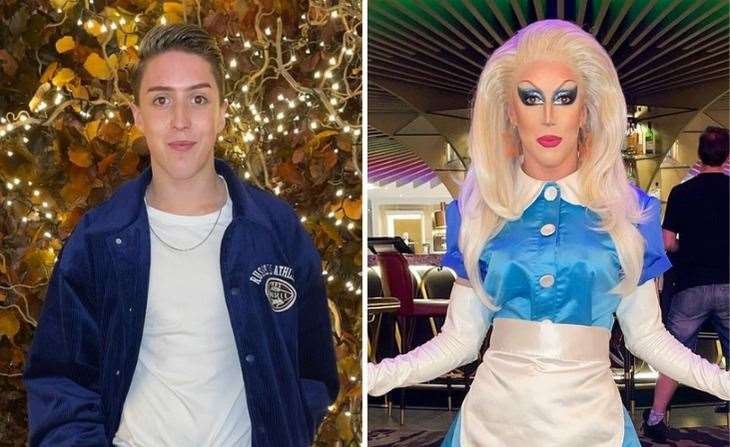 Brandon Austin transforms into Sophia Stardust