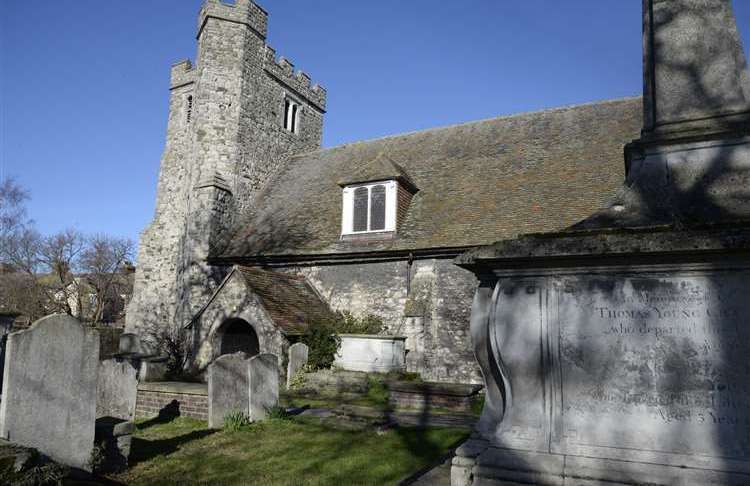 The church is in Queenborough High Street