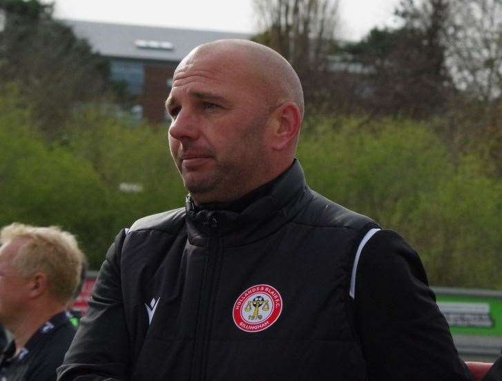 Lydd Town manager Scott Porter Picture: John Anderson