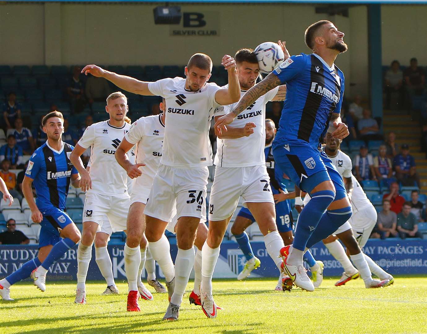 Max Ehmer leaps into action. Picture: Andy Jones (51368844)