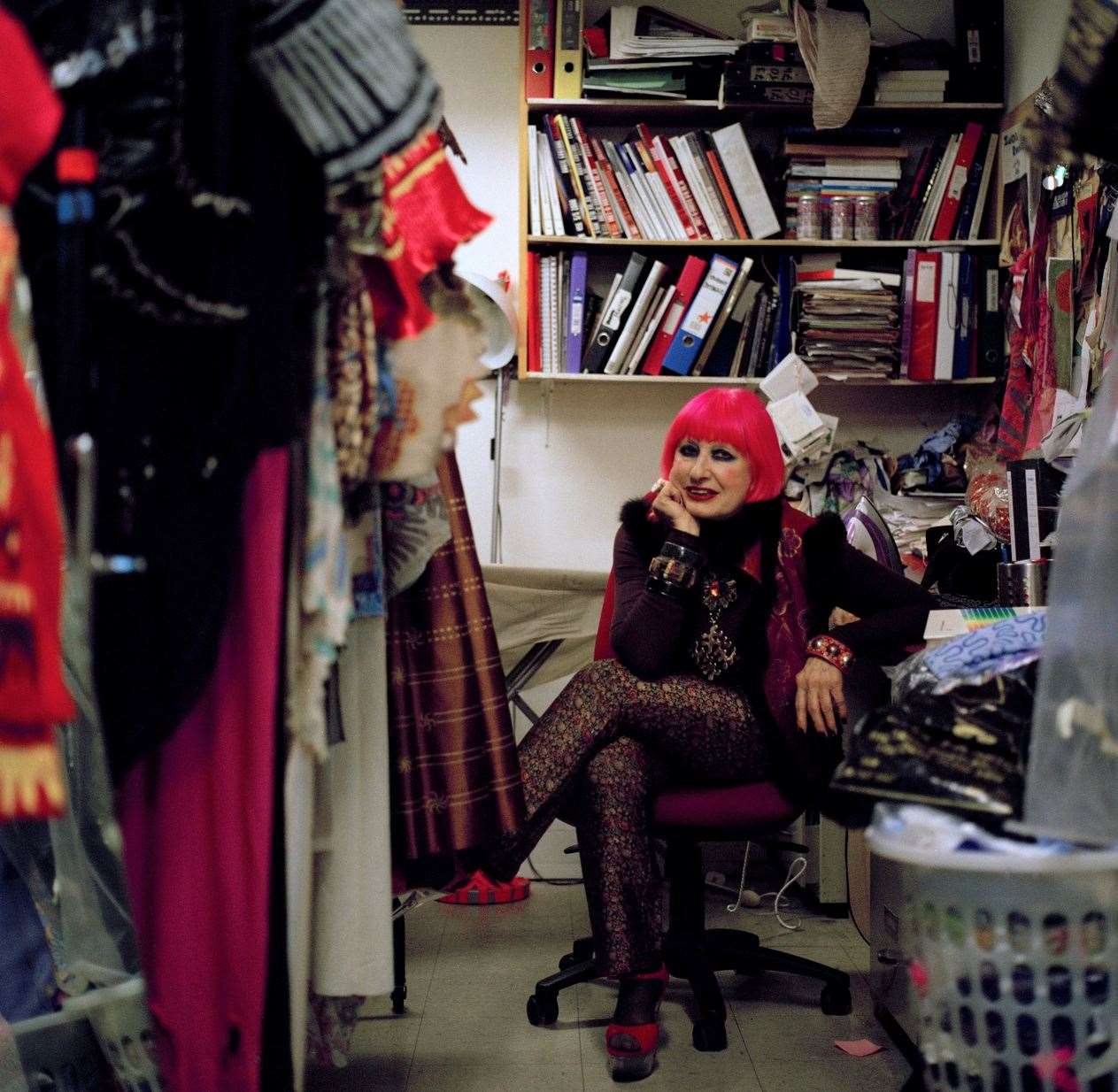 Dame Zandra Rhodes. Photo: Hannah Kells, UCA Alumni