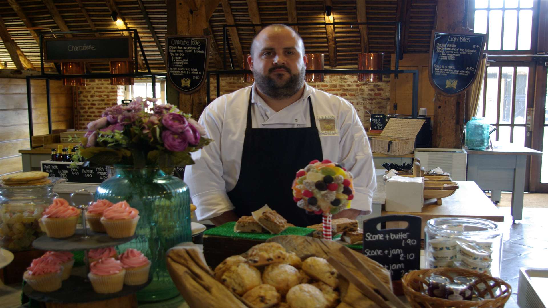 Leeds Castle senior sous chef Chris Thomas