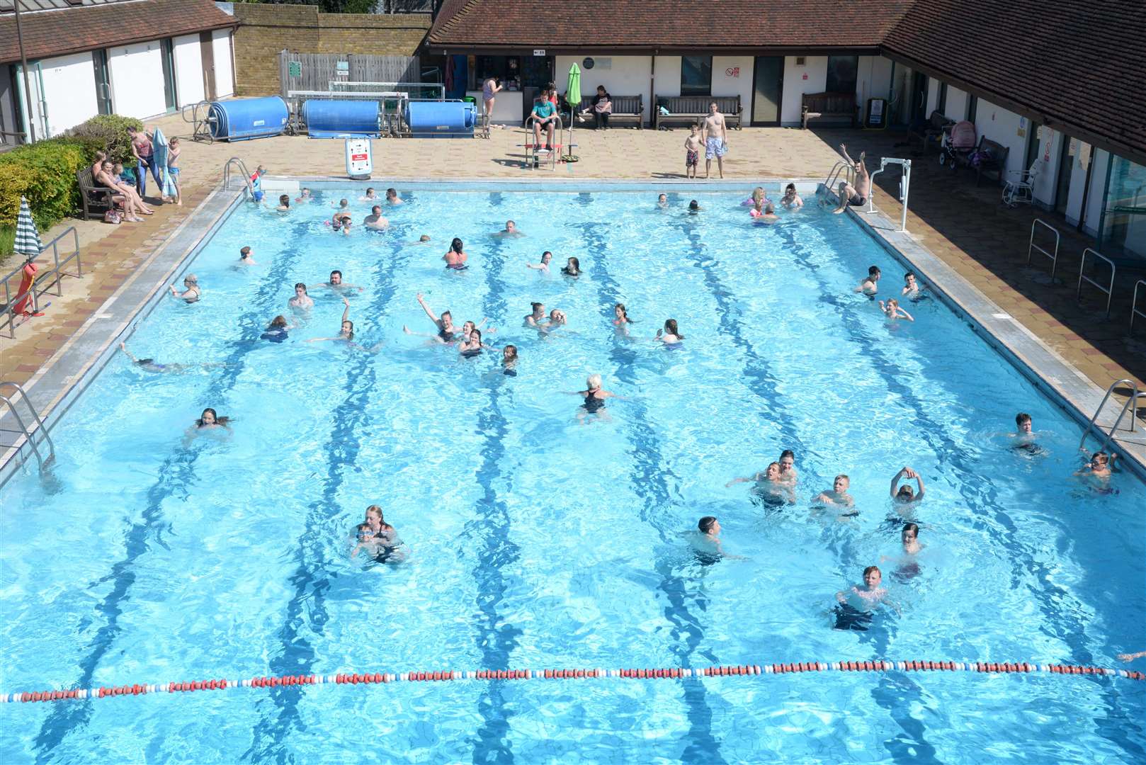 Faversham's outdoor pool