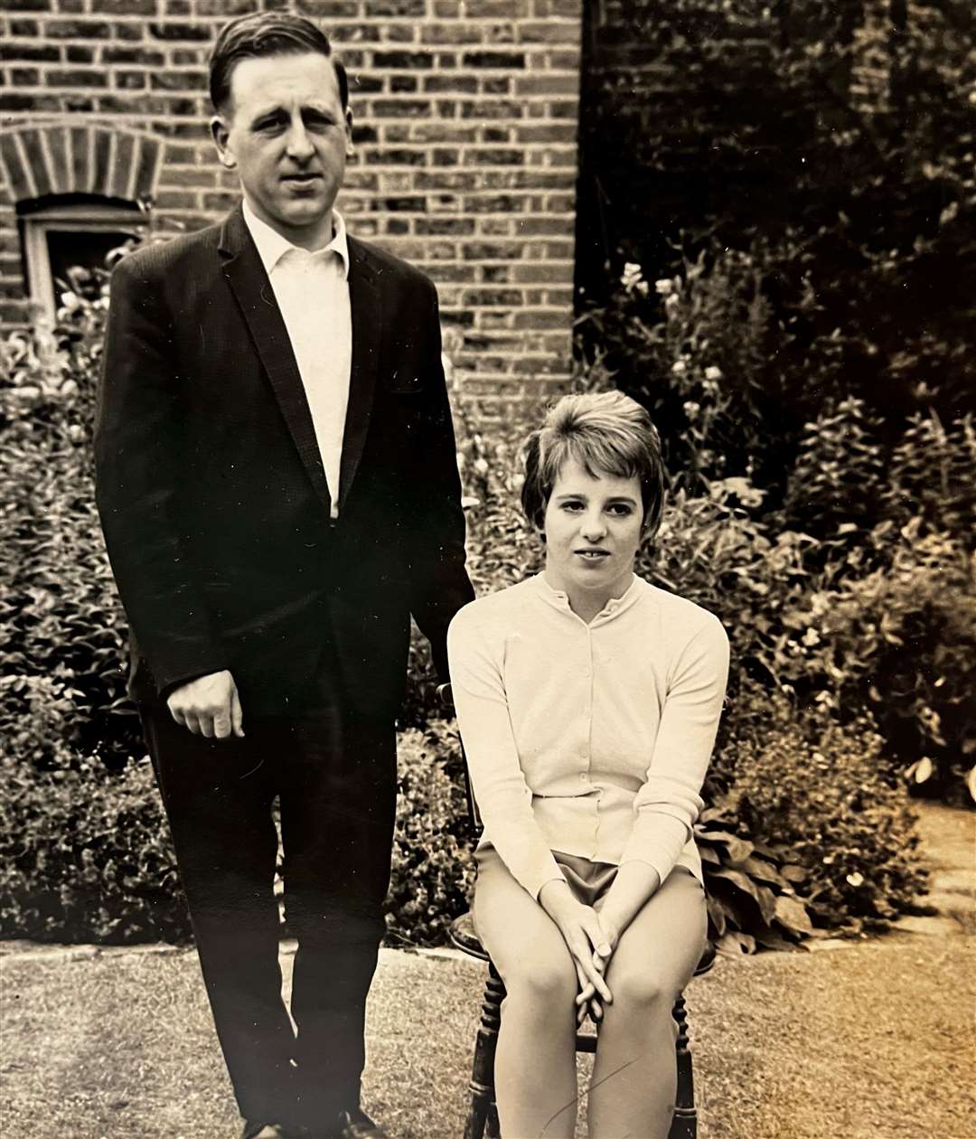 Linda Ludgrove (pictured with dad William) even sat for a waxwork model of herself at Madame Tussauds