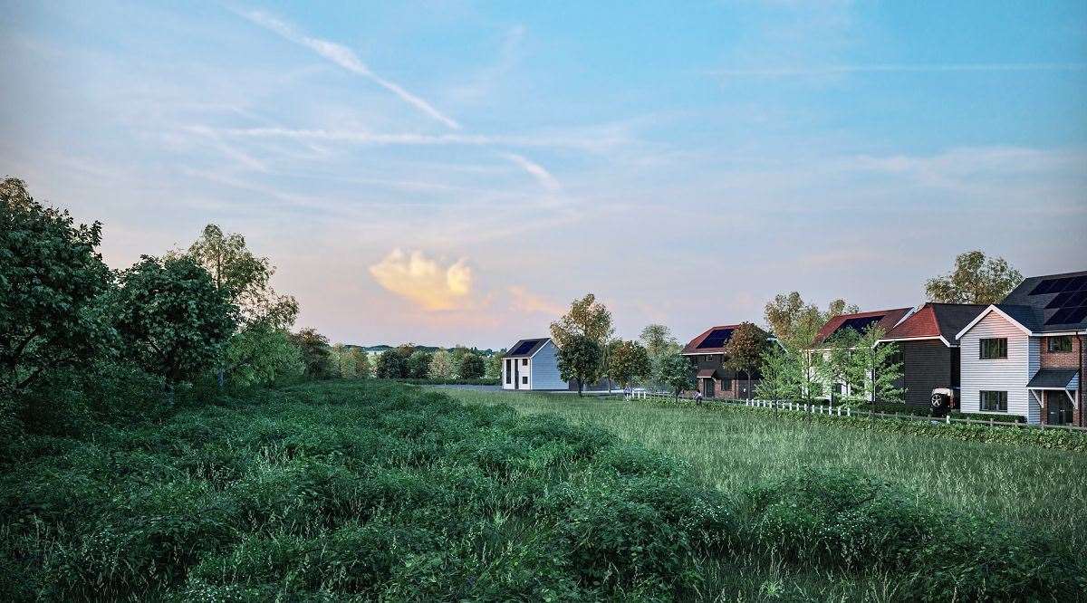 Winterbourne Fields at Dunkirk between Faversham and Canterbury. Picture: Shaptor Capital