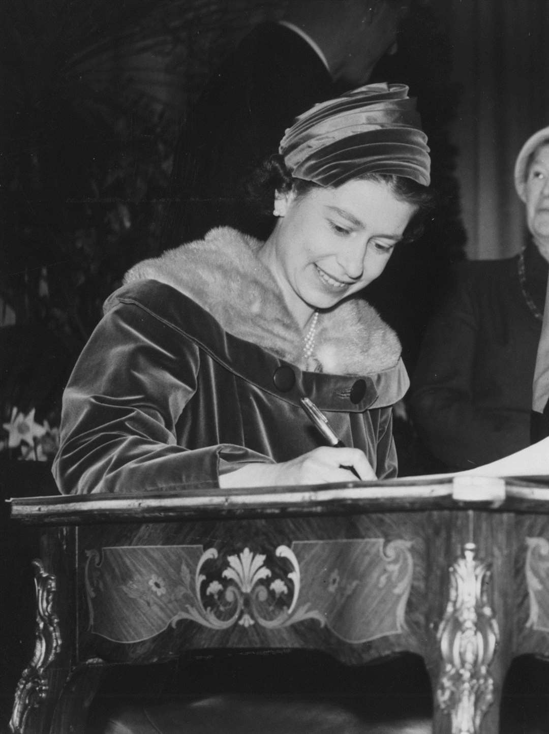 One of the new Queen's first times in Kent, on a visit to Dover and Folkestone in 1958