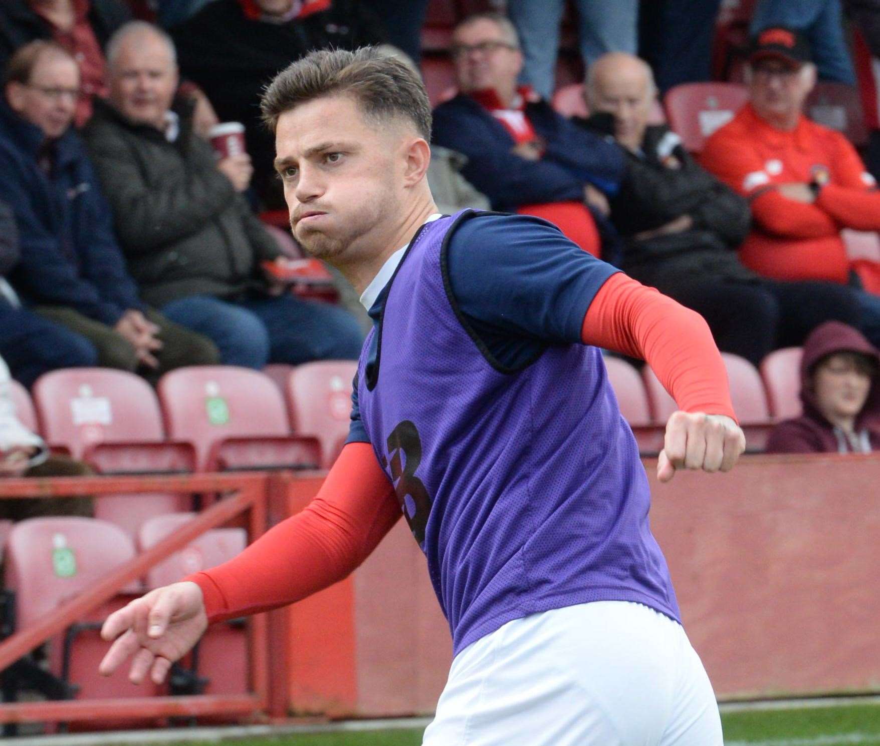 Ebbsfleet United midfielder Jack Paxman Picture: Chris Davey