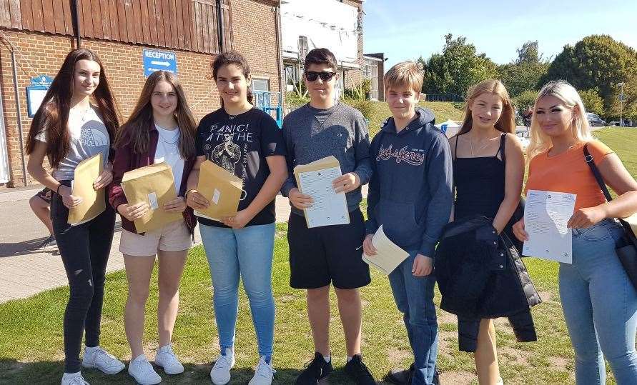 Pupils celebrate at Archbishop's School (15598627)