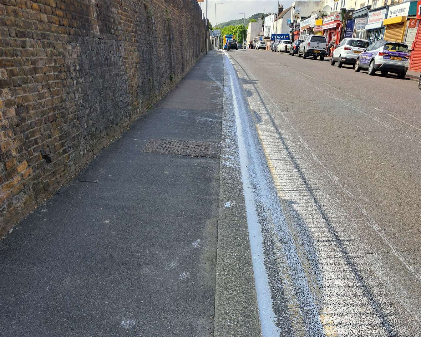 A trail on London Road