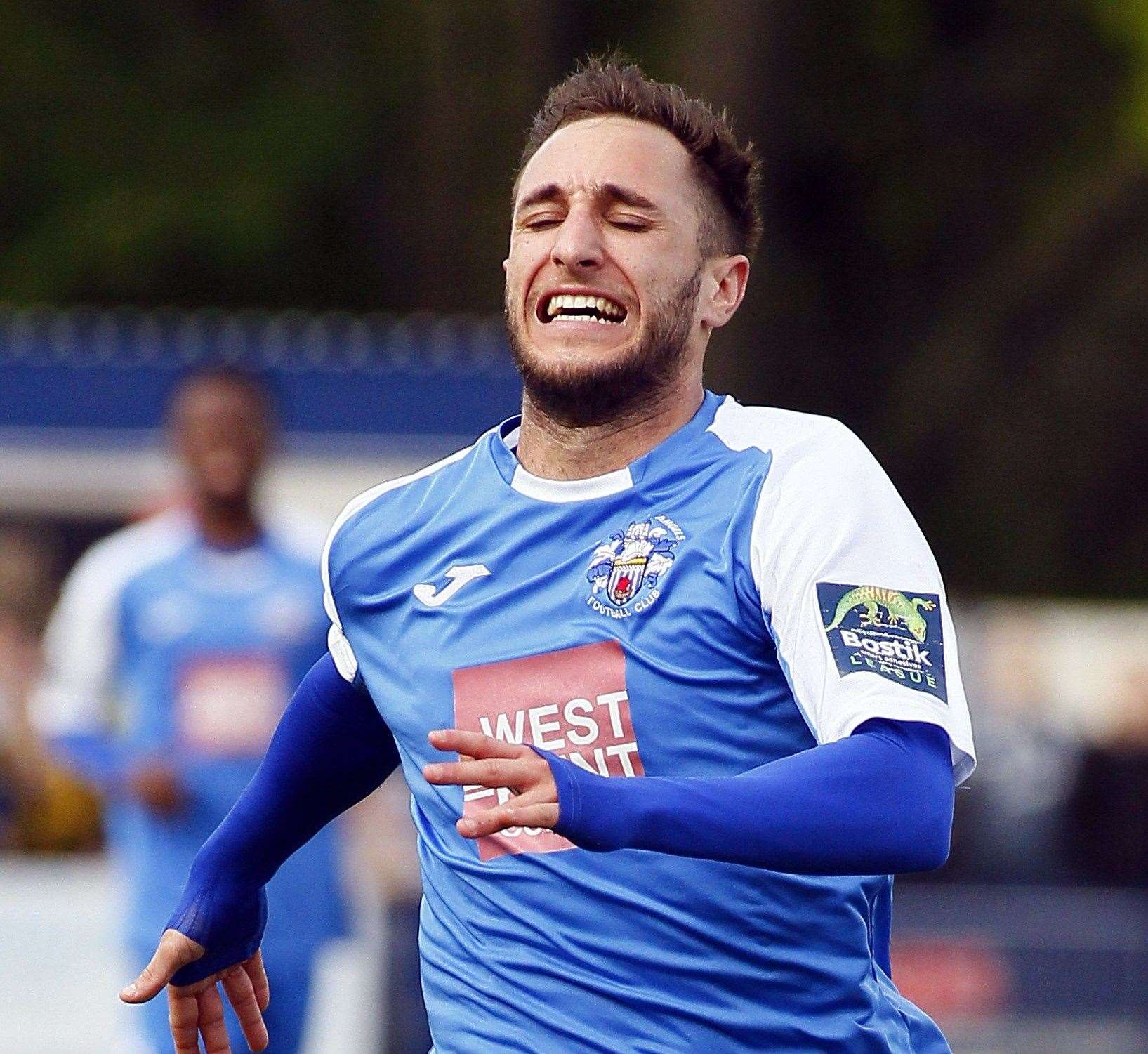 Herne Bay midfielder Adem Ramadan, pictured at former club Tonbridge Picture: Sean Aidan