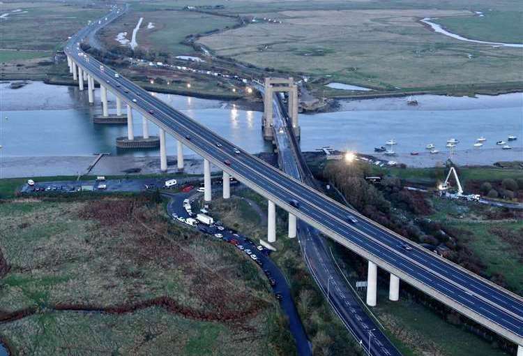 Kingsferry Bridge will be shut for more than a week. Picture: Phil Drew