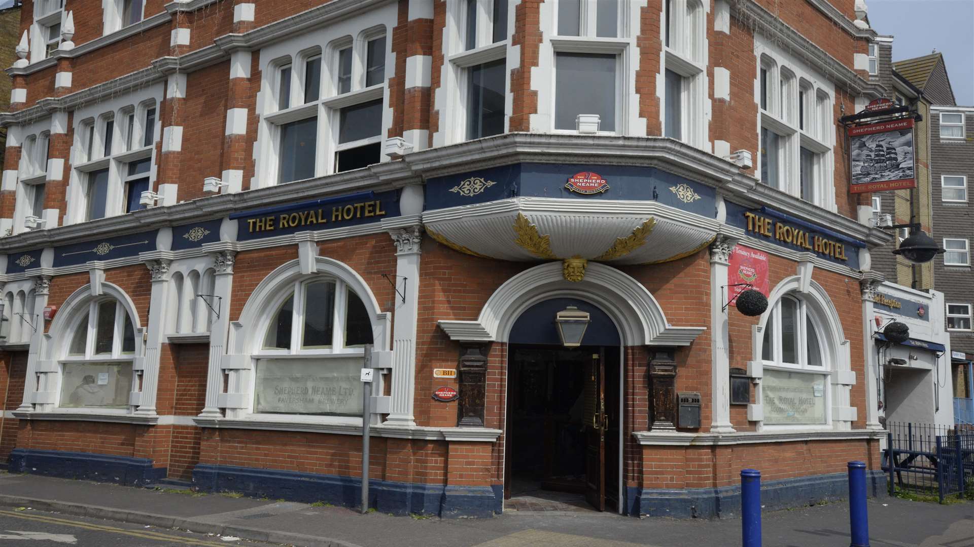 The Royal Hotel, Sheerness which is undergoing refurbishment