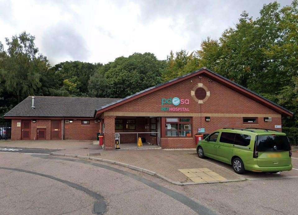 The PDSA vet in Gillingham Business Park. Picture: Google Maps