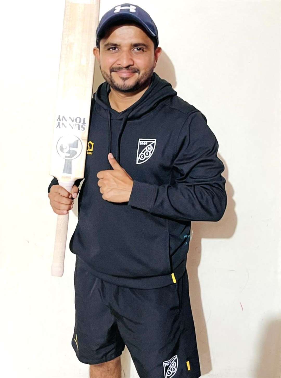 Mersham Sports overseas player Chetan Kurandale.