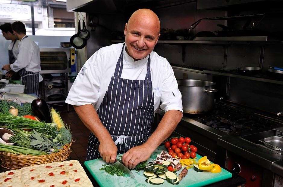 Chef Aldo Zilli is opening up his garden