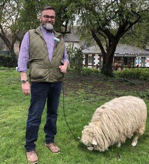 Rob Bracken, general manager at the farm, wants to rebuild the thatched roof. Picture: Kent Life