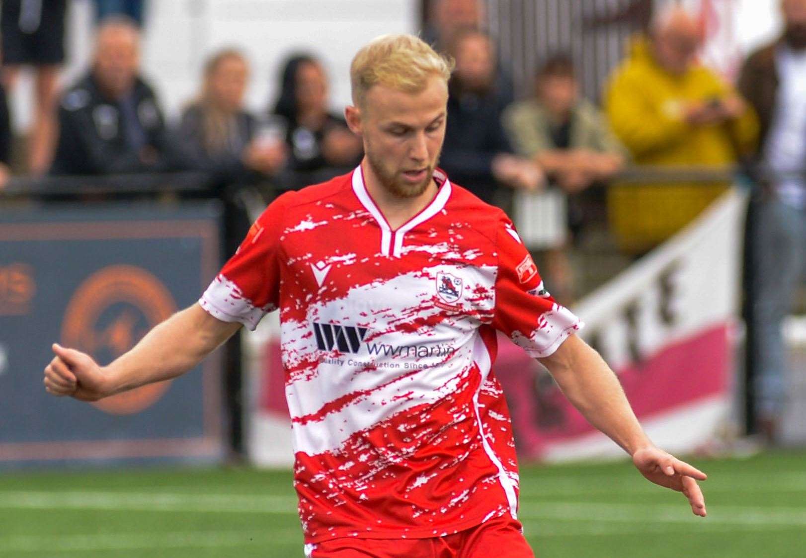 Alfie Paxman was among the scorers in Ramsgate’s win over Steyning. Picture: Stuart Watson