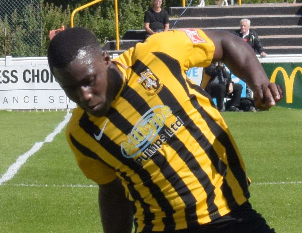 Folkestone striker Ade Yusuff Picture: Randolph File