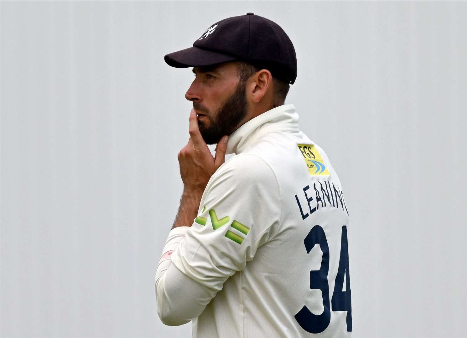 Jack Leaning – the Kent man played in a losing cause for St Lawrence & Highland Court against frontrunners Bexley on Saturday. Picture: Keith Gillard