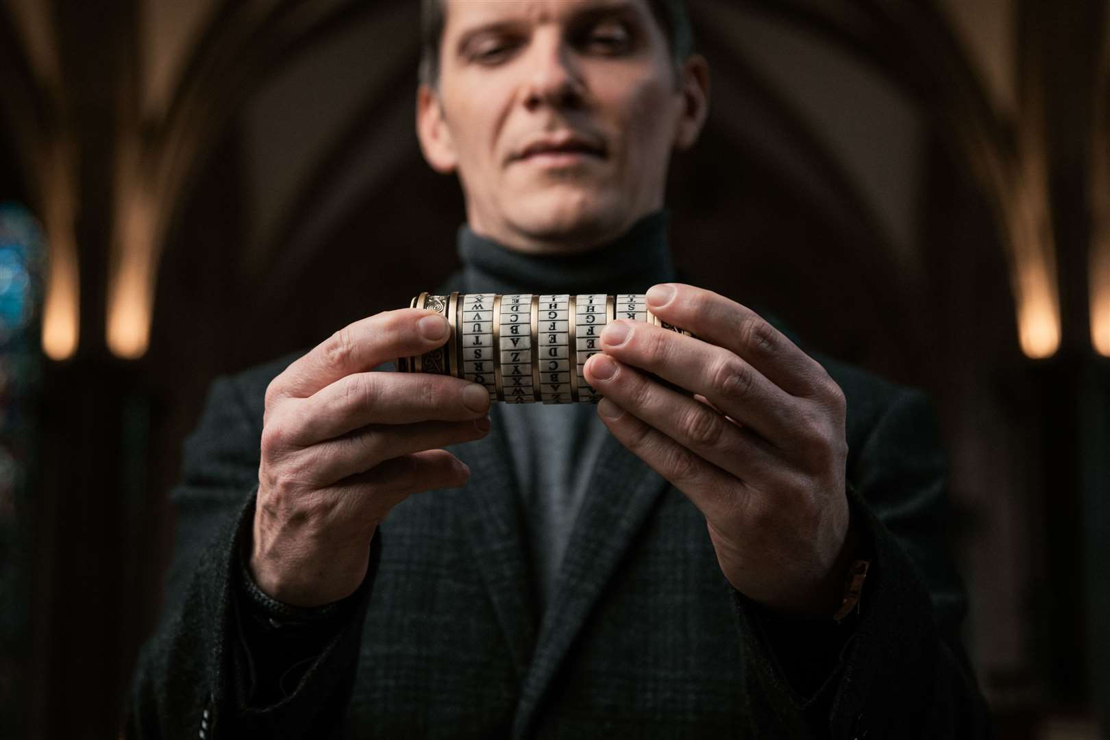 Nigel Harman plays Robert Langdon in The Da Vinci Code Picture: Oliver Rosser