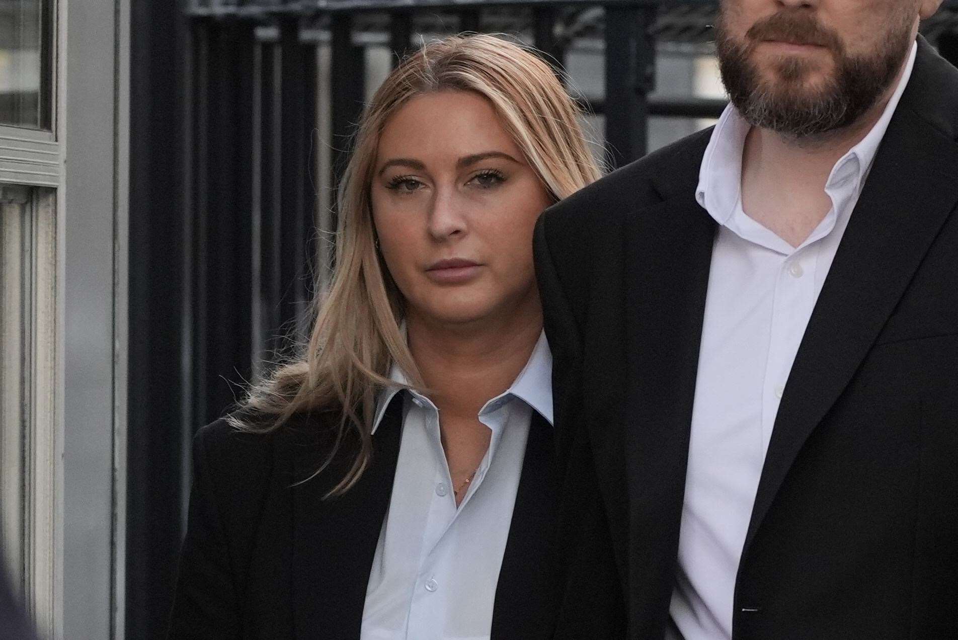 Nikita Hand, who is also known as Nikita Ni Laimhin, at the High Court in Dublin (Brian Lawless/PA)