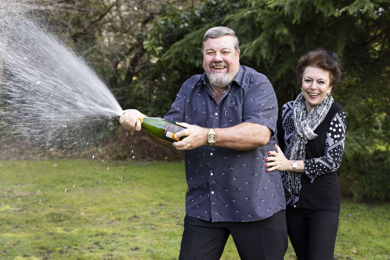 Angela and Steve Hathorn have many plans after winning the prize. Picture: James Robinson/Camelot