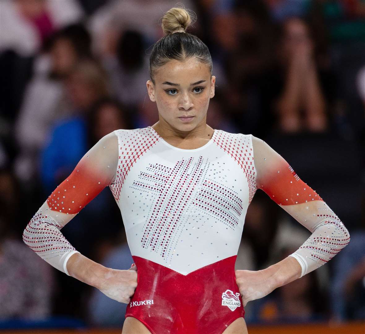 Gravesend gymnast Georgia-Mae Fenton at the Birmingham 2022 Commonwealth Games. Picture: Sam Mellish / Team England