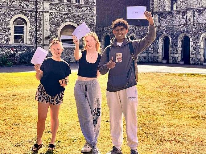 Almost every Dover College leaver will head off to their first choice university in September. Picture: Dover College